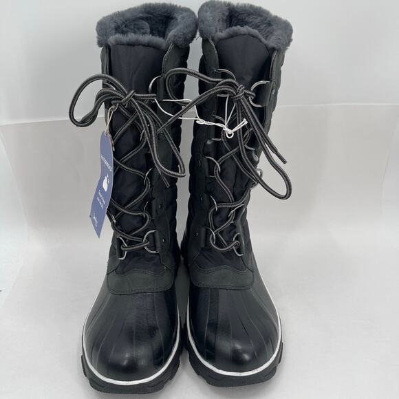 JBU JAMBU & CO Lorina Boots Size 10 Faux Fur Black Waterproof Memory Foam NWT - Picture 3 of 14
